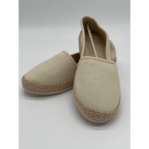 Esprit Womens Canvas Slip-On Espadrilles Size 6M Beige - Picture 1 of 9